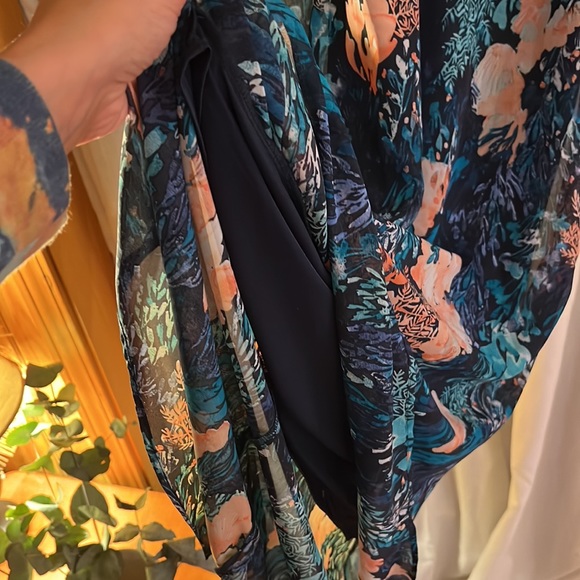 Old Navy high low strapless floral dress size SP - Picture 4 of 6